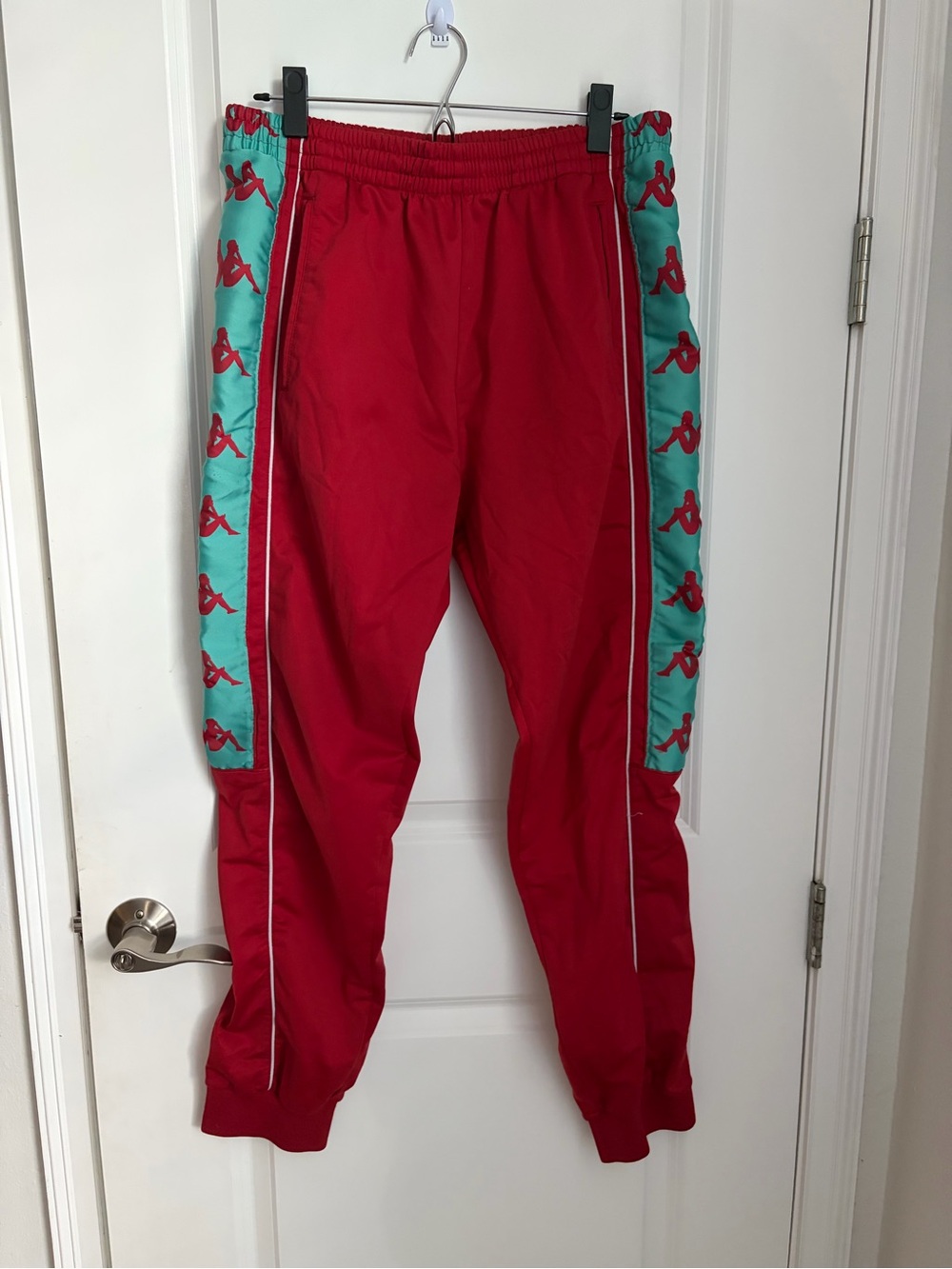 Kappa Red Joggers